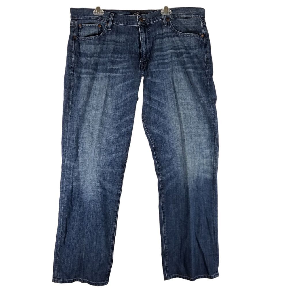 Lucky Brand 363 Vintage‎ Straight Jeans Men's Size 40x32 (40x31) Denim Cotton